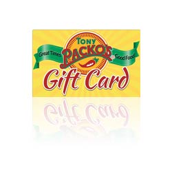 Red Tony Packo's Gift Card